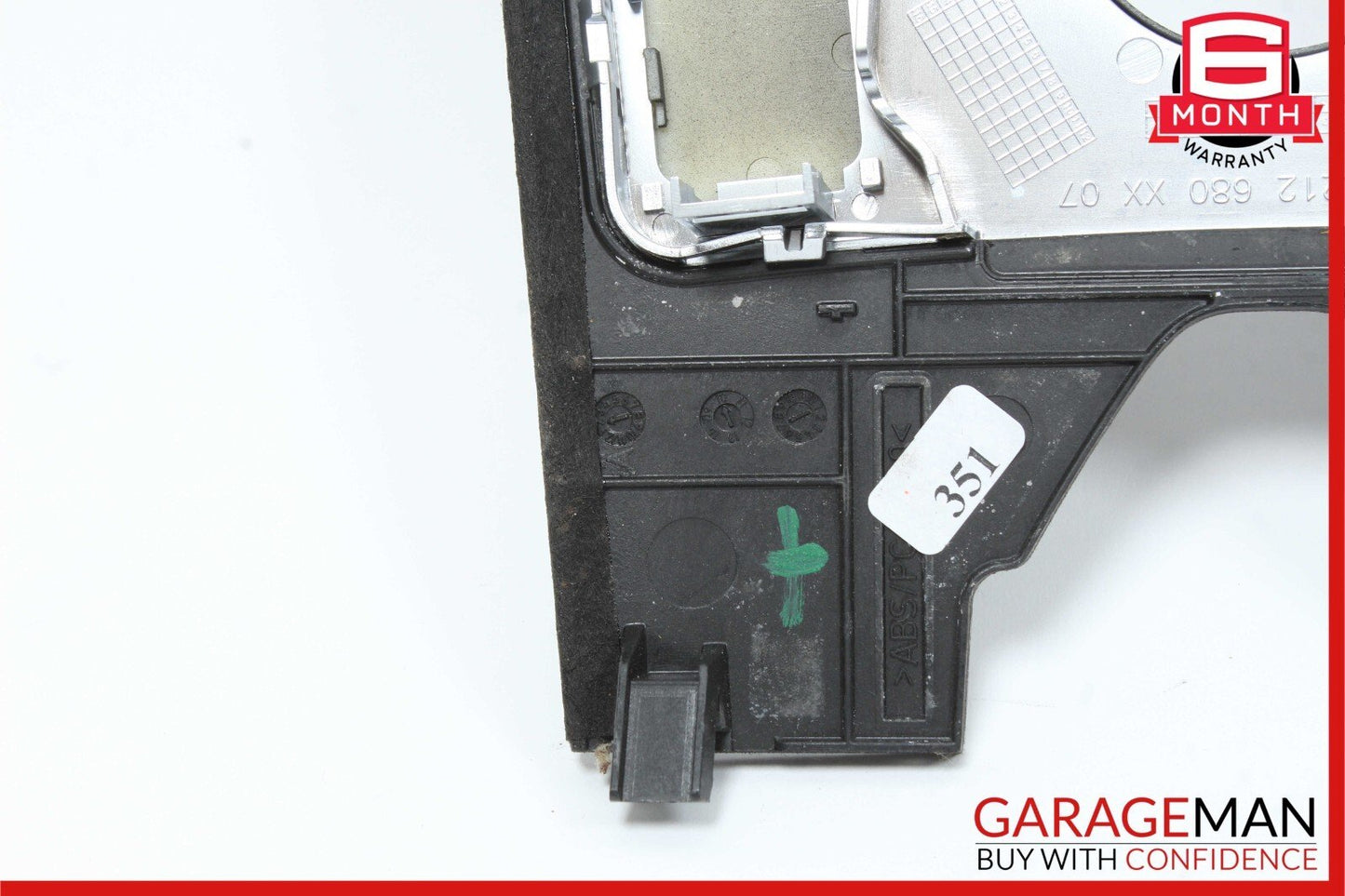 10-13 Mercedes W212 E350 E550 Center Console Switch Trim Cover Bezel OEM