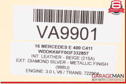 08-17 Mercedes W212 E400 Front Left Driver Side Lower Control Arm OEM