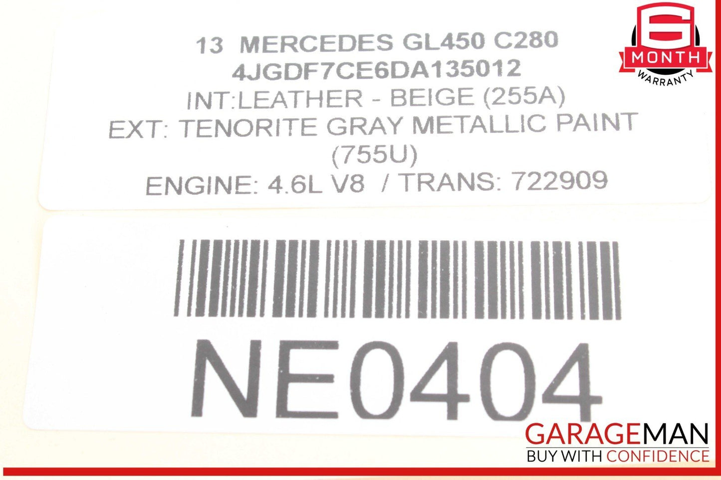 06-13 Mercedes X164 GL450 ML350 Rear Left or Right Side Upper Control Arm OEM