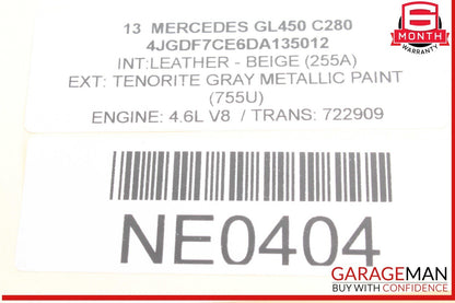 06-13 Mercedes X164 GL450 ML350 Rear Left or Right Side Upper Control Arm OEM