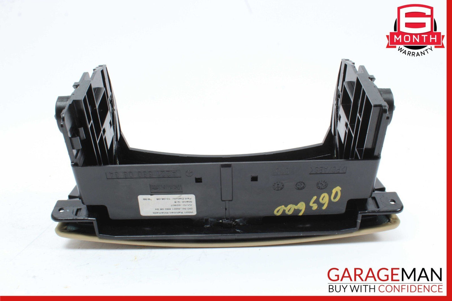 07-09 Mercedes W221 S600 Center Console Dashboard CD Player Trim Cover Brown