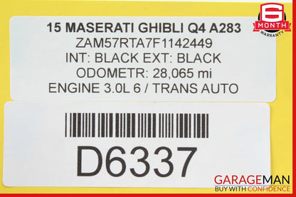 14-17 Maserati Ghibli Rear Left Driver Side Control Arm Bar Link 670006273 OEM