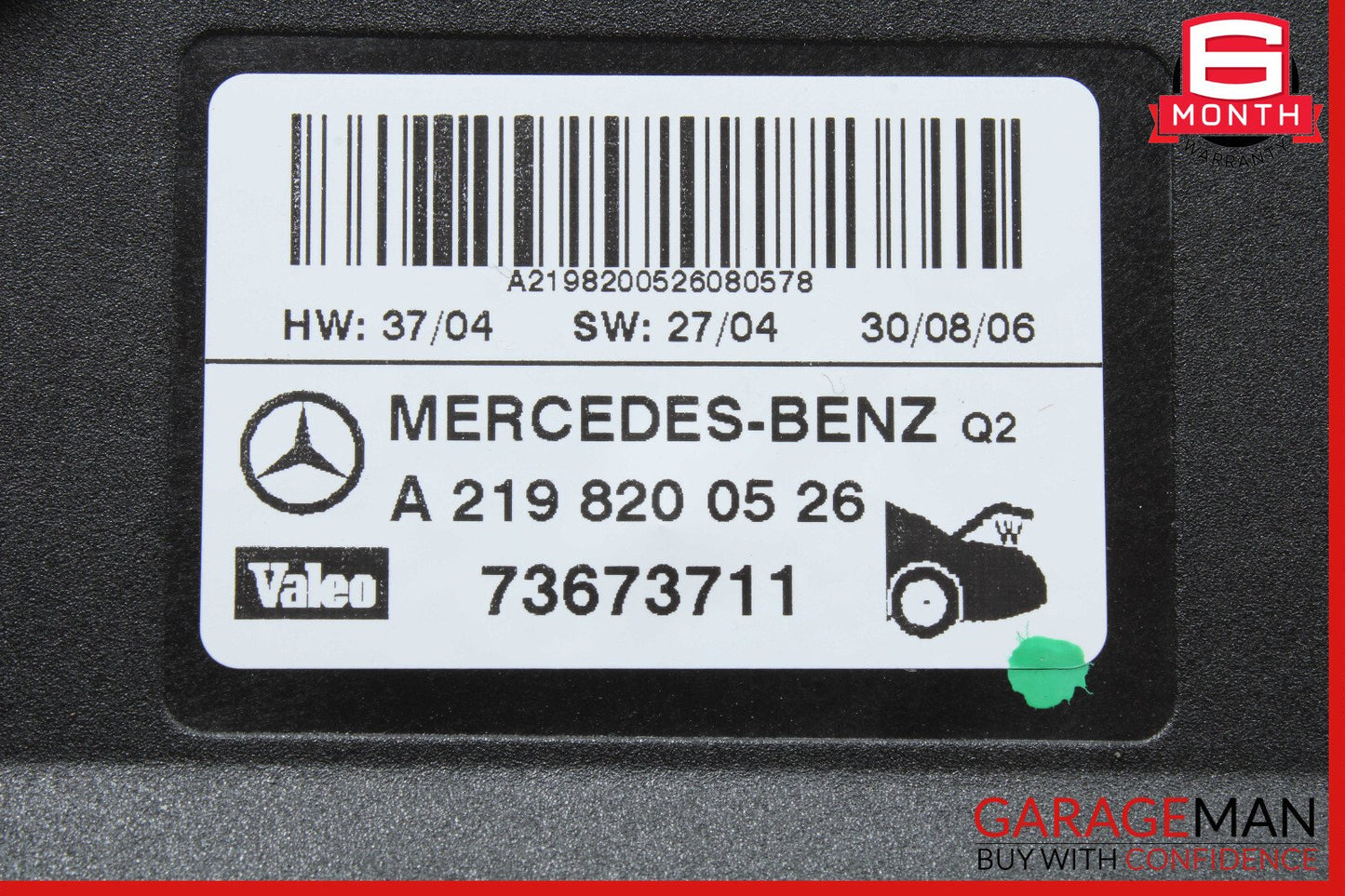 06-11 Mercedes W219 CLS550 CLS500 Trunk Lid Lock Remote Release Control Module