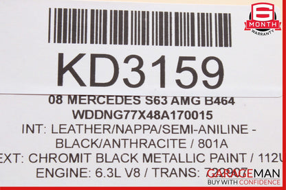 07-14 Mercedes W221 S550 CL550 S63 CL65 AMG Trunk Lid Unlock Release Handle