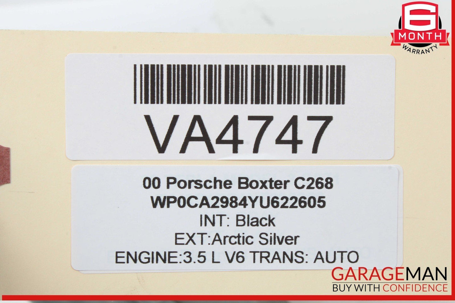 97-04 Porsche Boxster 986 Power Brake Booster Master Cylinder w/ Reservoir OEM