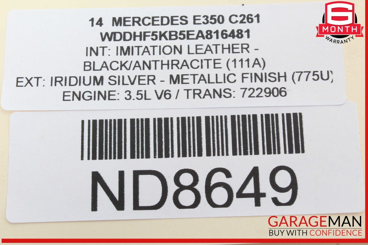 08-20 Mercedes W212 E350 E550 E400 Front Right Side Door Lock Latch Actuator OEM
