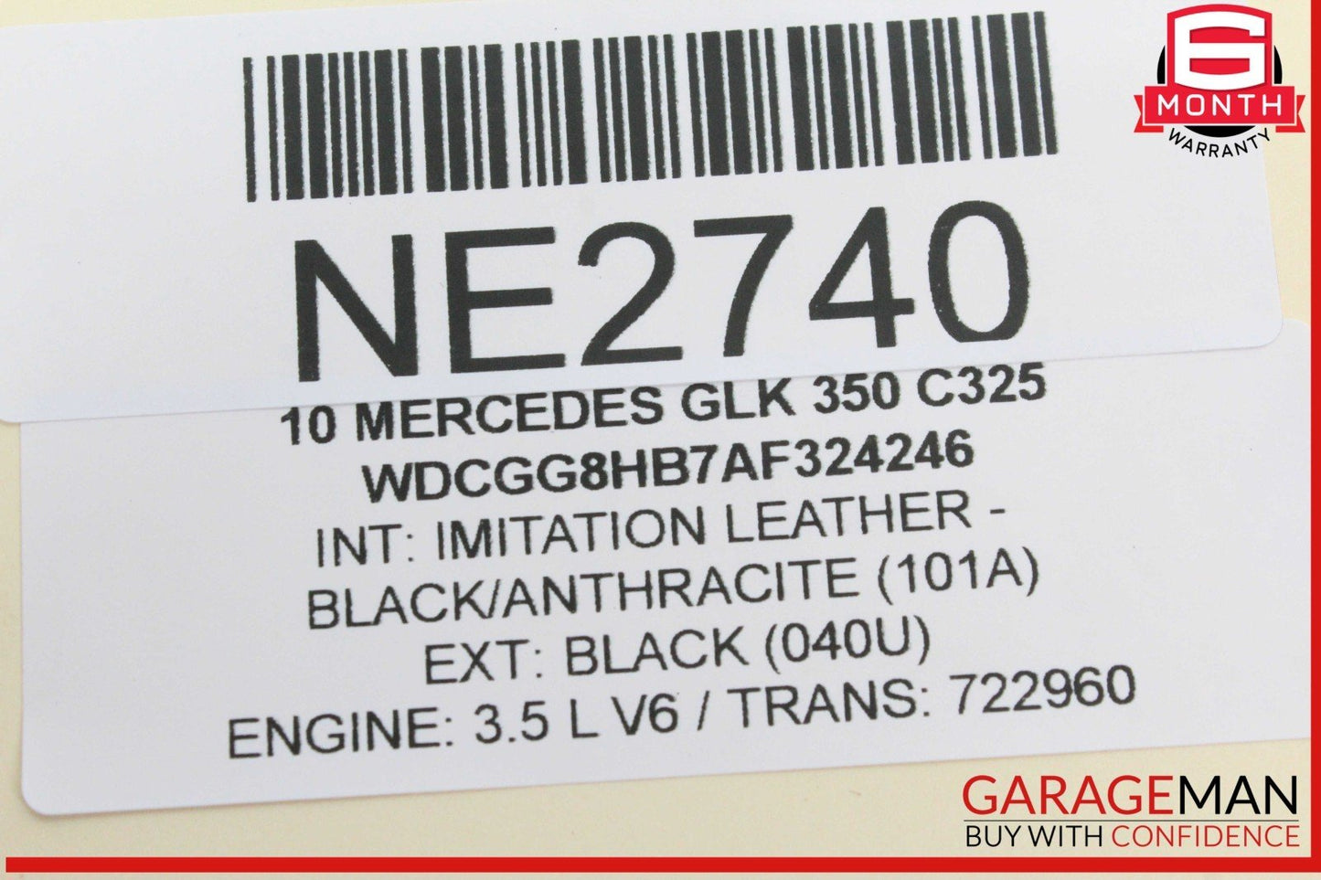 08-14 Mercedes X204 GLK350 Front Right Side Door Lock Latch Actuator OEM