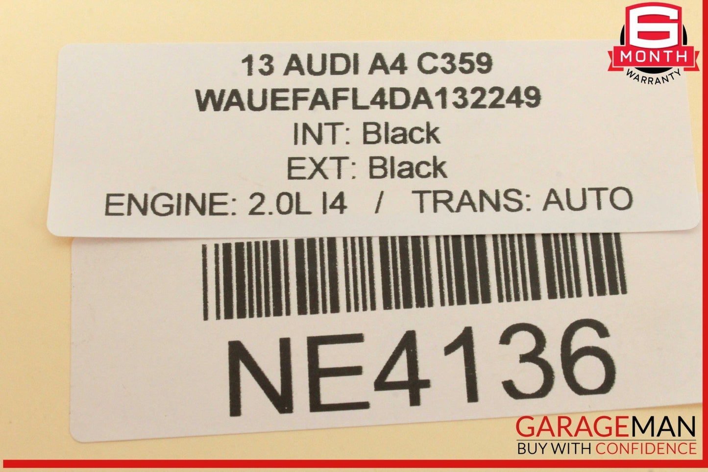 09-17 Audi A4 Q5 A5 Front Right Passenger Side Lower Forward Control Arm OEM