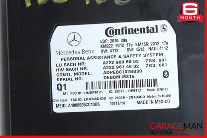 14-17 Mercedes W212 E550 C250 SL500 Communication Control Module 2229006003 OEM