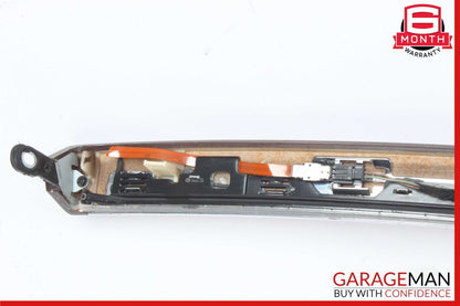 07-13 Mercedes W221 S550 Dash Center Cover Panel Air Vent w/ Door Wood Bezel Set
