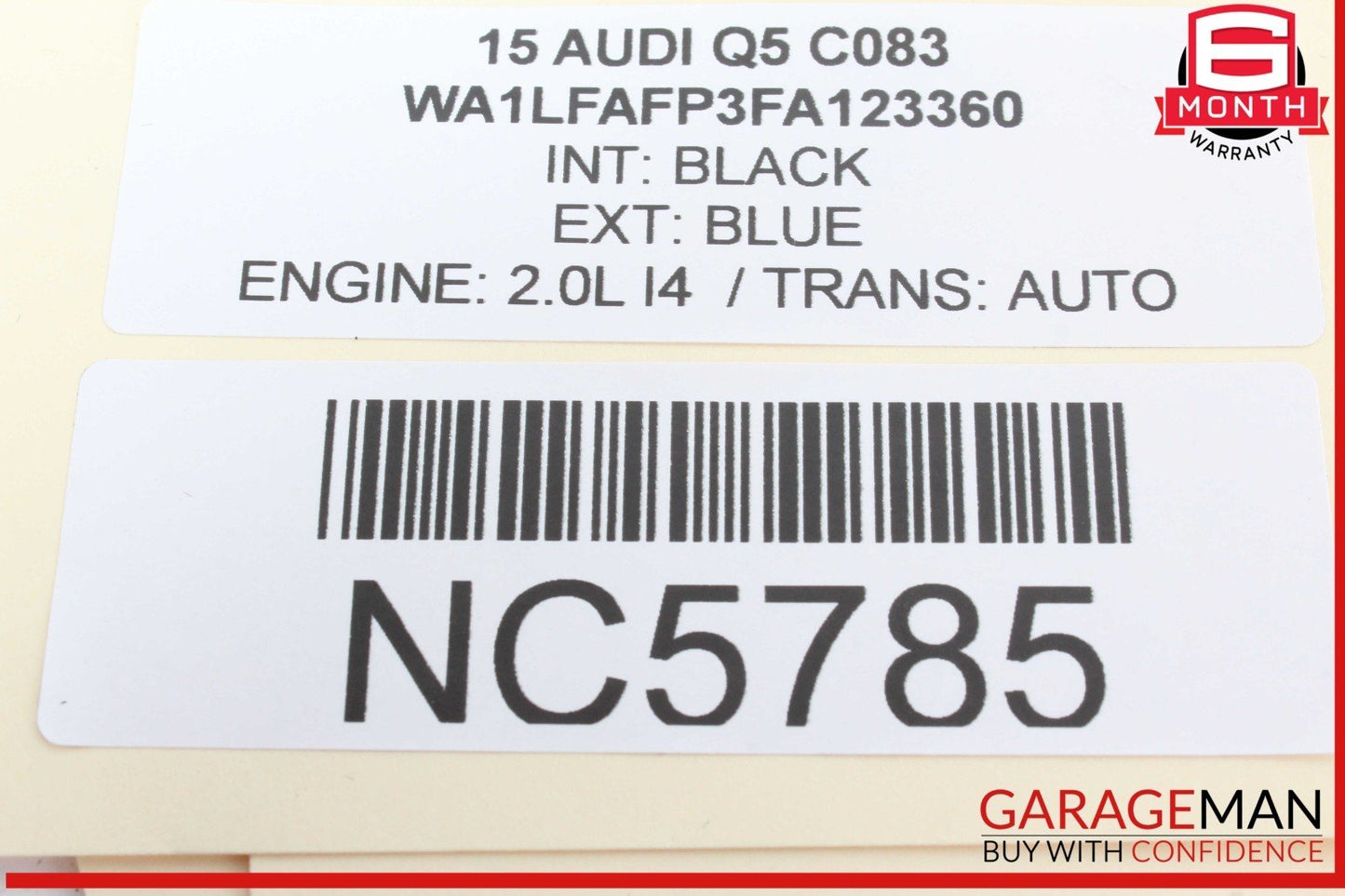 13-17 Audi Q5 Dash Dashboard Speedometer Instrument Cluster Gauge 8R0920981N OEM