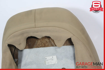 07-14 Mercedes W216 CL550 Front Right Top Upper Seat Cushion Cover Brown