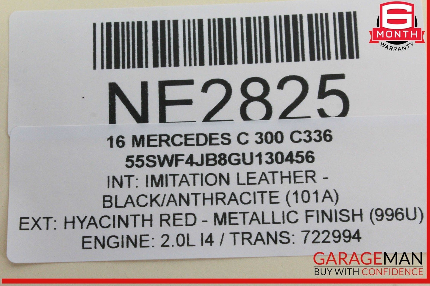 16-19 Mercedes W205 C300 C350e Rear Left Driver Side Door Control Module Unit