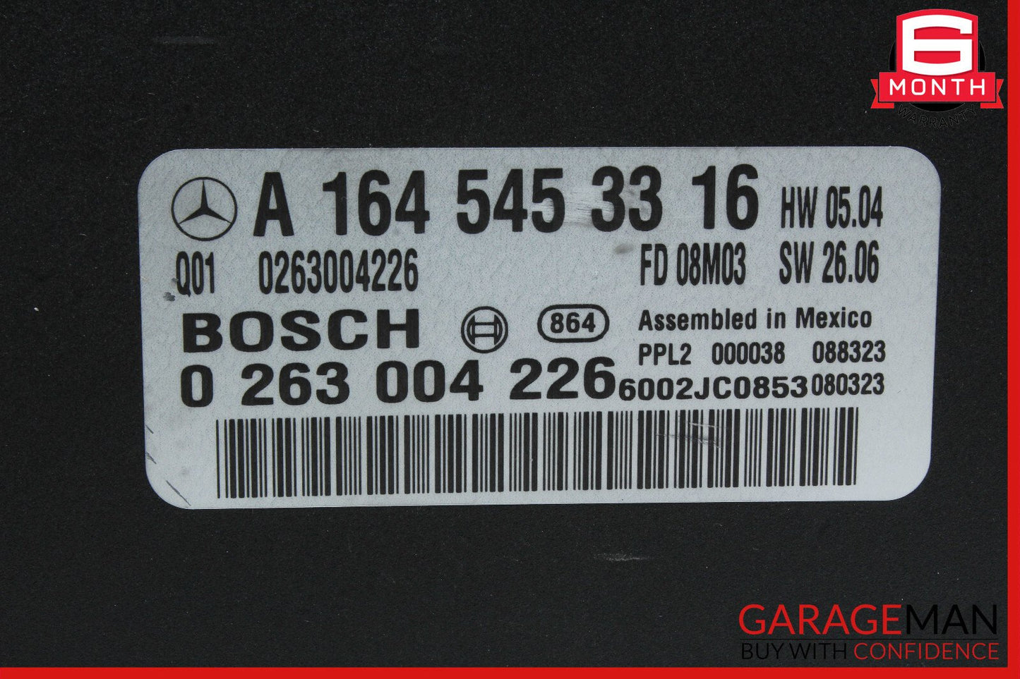 06-10 Mercedes X164 GL550 R350 ML550 Parktronic Park Assist Control Module OEM