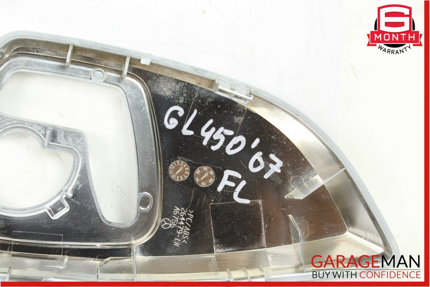 06-12 Mercedes GL450 R350 Front Left Driver Side Seat Switch Trim Panel Cover