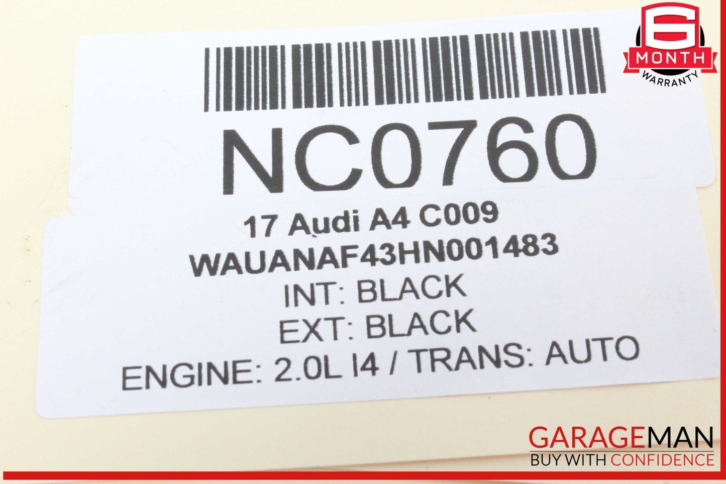 17-24 Audi A4 Quattro Front Left or Front Right Side CV Axle Shaft 8W0407271