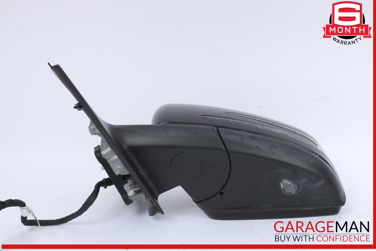 12-15 Mercedes W204 C250 Front Left Side Door Rear View Mirror w/ Blind Spot OEM