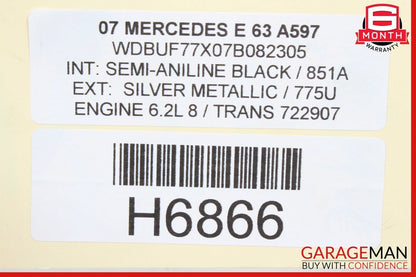 03-09 Mercedes E350 E63 AMG Rear Right / Left Sway Bar Stabilizer Tie Rod Link