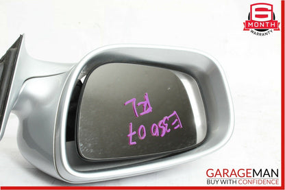 07-09 Mercedes W211 E550 E63 AMG Front Left Side Mirror Door Rear View Silver