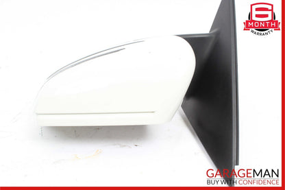 10-11 Mercedes W204 C300 C350 Front Left Driver Side Rear View Door Mirror White