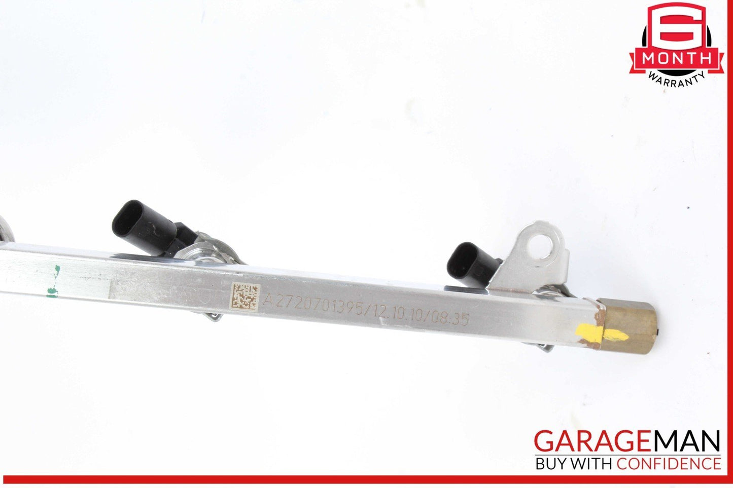 05-12 Mercedes W221 S400 Hybrid SLK300 Fuel Injector Rail w/ Fuel Injectors OEM
