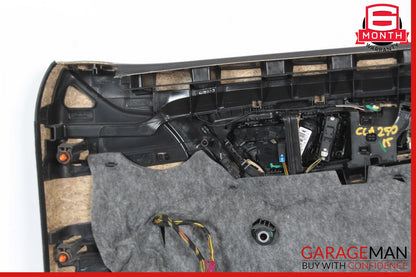 14-19 Mercedes W117 CLA250 CLA180 Front Left Side Interior Door Panel Assy Black