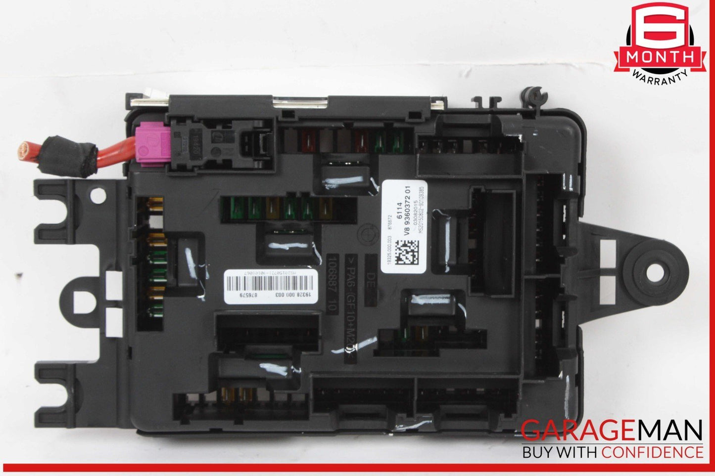 14-18 BMW X5 Rear Power Distribution Fuse Relay Box 9360372 OEM