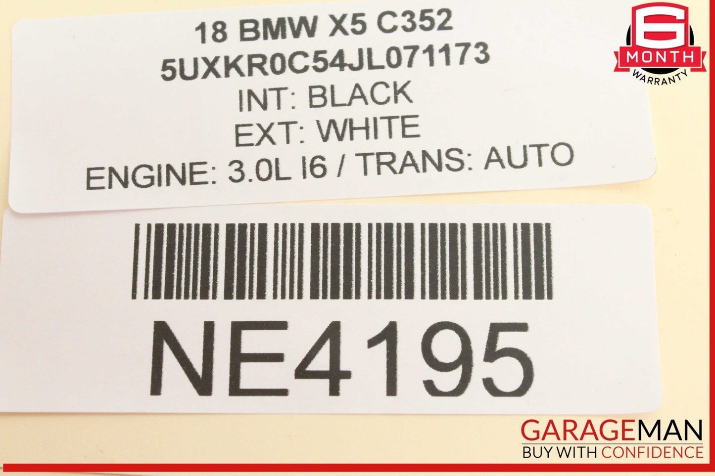 14-18 BMW X5 F15 X6 Rear Left or Rear Right Side CV Axle Shaft 8609838 OEM