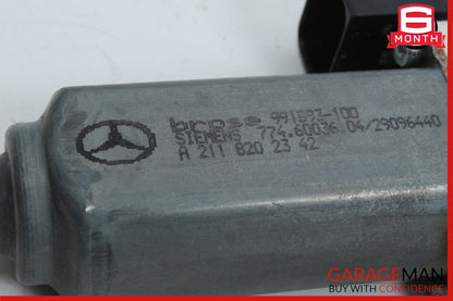 03-09 Mercedes W211 E350 E320 E500 Rear Left Side Door Window Regulator Motor