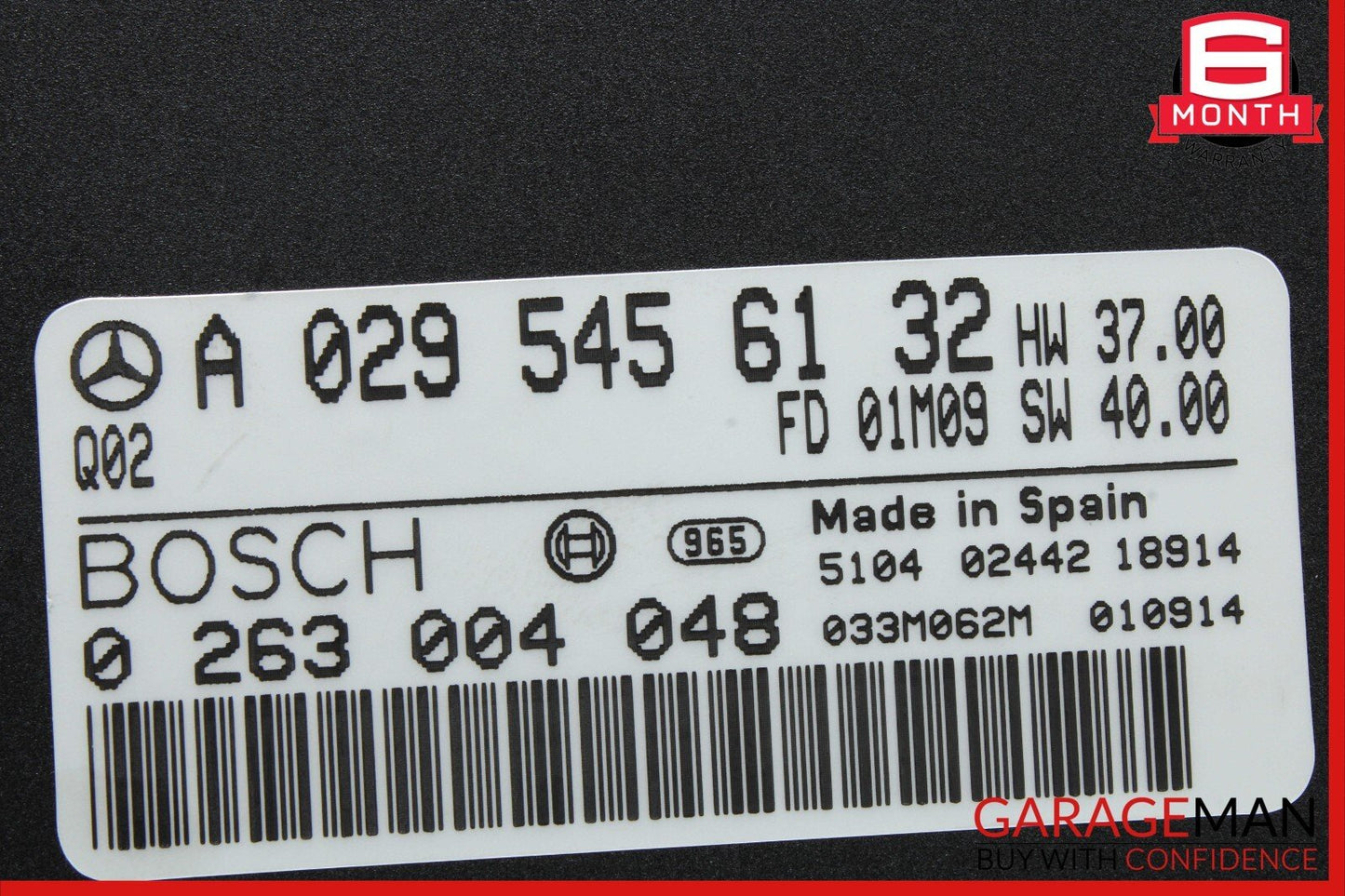 00-06 Mercedes W220 S55 CL55 AMG Park Assist Parktronic Control Module Unit OEM