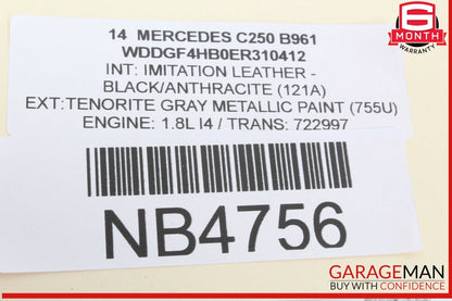 08-17 Mercedes W204 C250 E350 Trunk Lid Latch Lock Actuator 2047500185 OEM