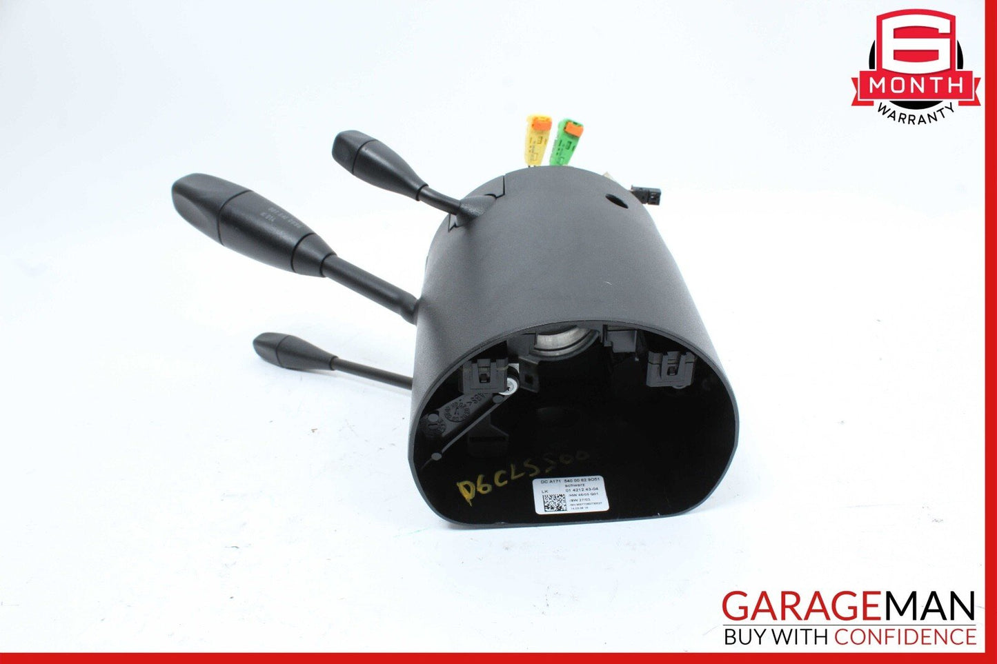 03-06 Mercedes W219 CLS500 Steering Column Control Switches Assembly Black OEM