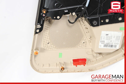 10-15 Mercedes X204 GLK320 GLK230 Rear Left Driver Interior Door Panel Beige OEM