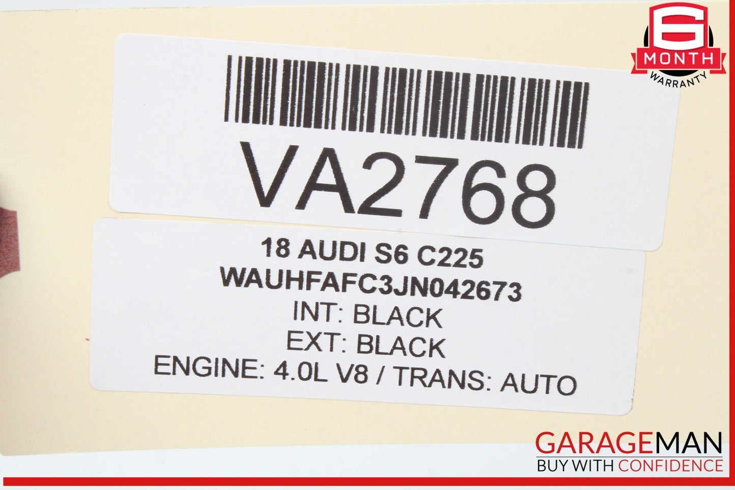 12-18 Audi S6 A7 Front Right Side Door Window Regulator Motor Unit OEM