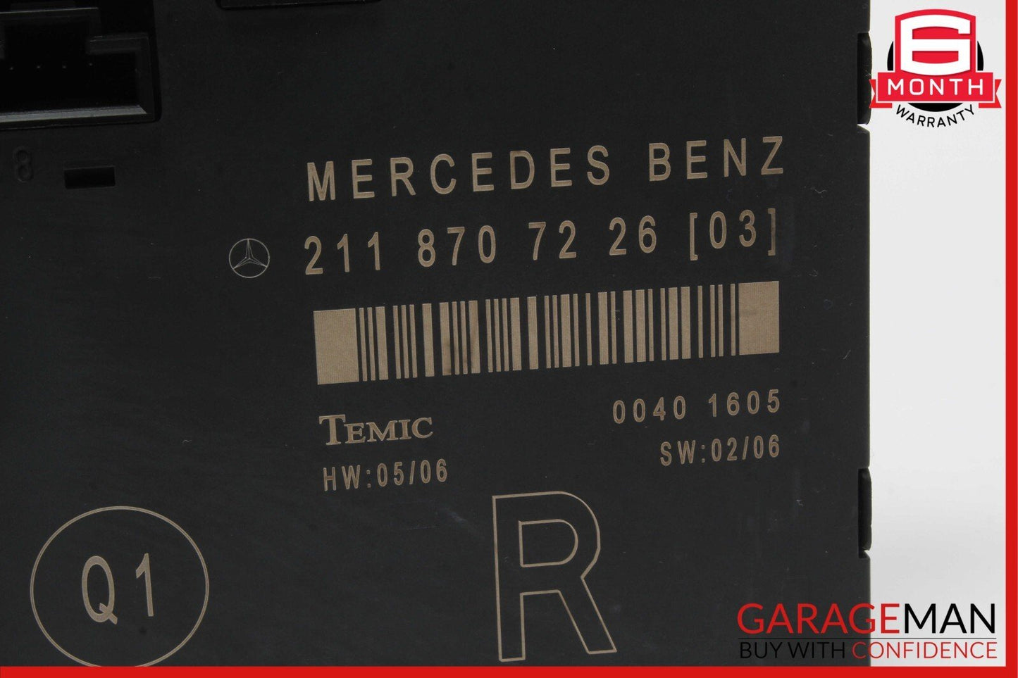 03-09 Mercedes W211 E320 E350 E550 Front Right Side Door Control Module