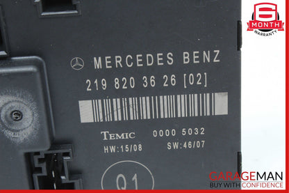 06-11 Mercedes W219 CLS550 Rear Right Side Door Control Module 2198203626 OEM