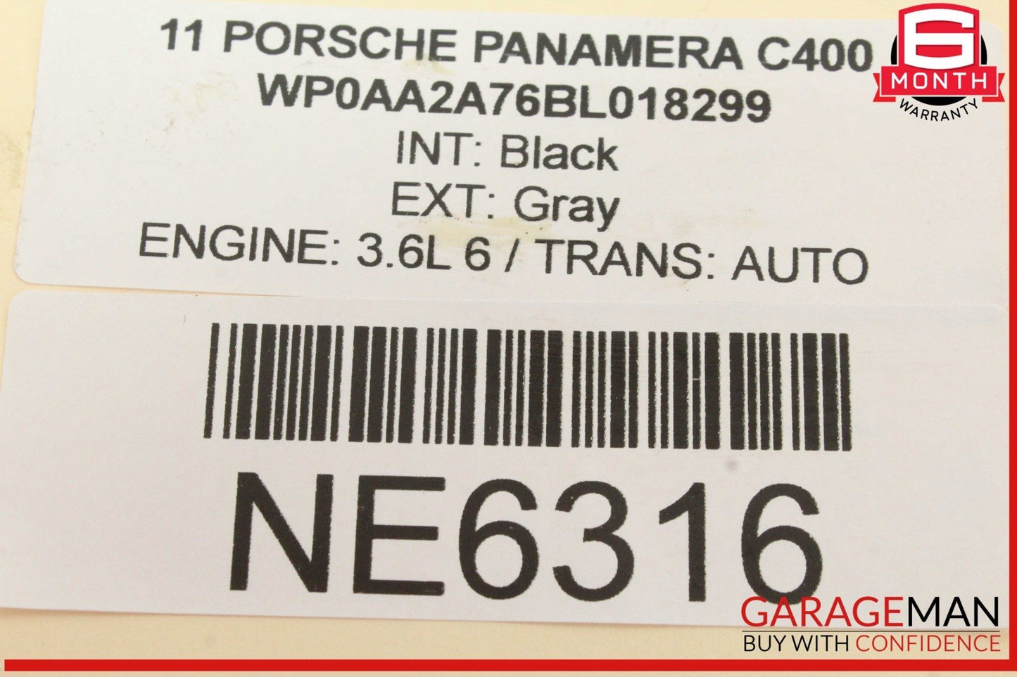 10-18 Porsche Panamera 970 Cayenne 958 Rear Left Door Lock Latch Actuator OEM