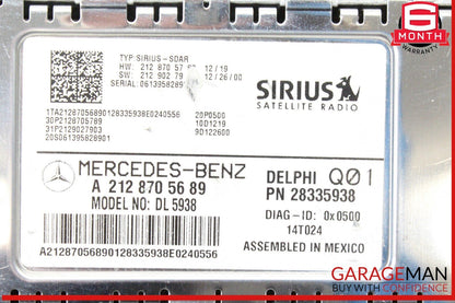 14-19 Mercedes X204 GLK350 4MATIC Sirius Satellite Radio Receiver 2128705689 OEM