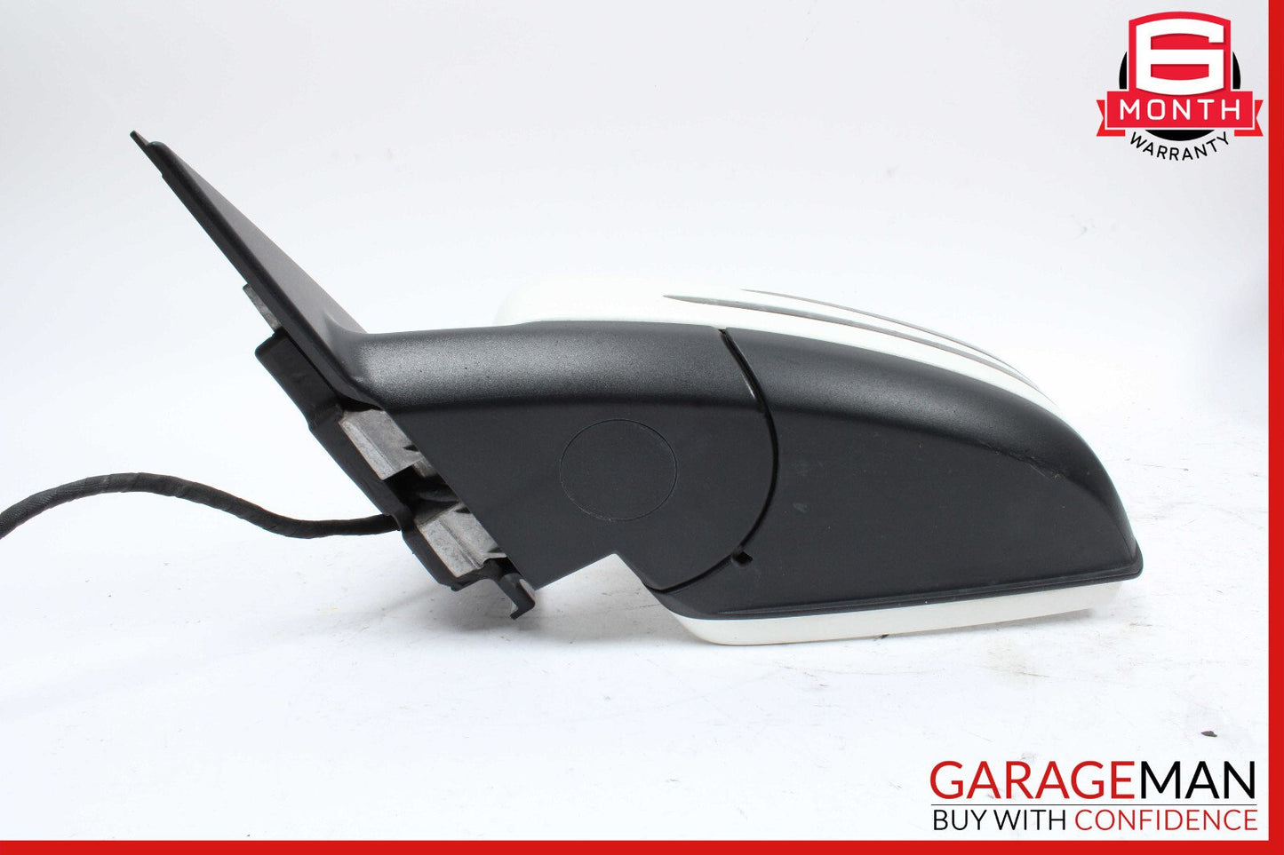 10-11 Mercedes W204 C300 C350 Front Left Side Mirror Door Rear View White OEM