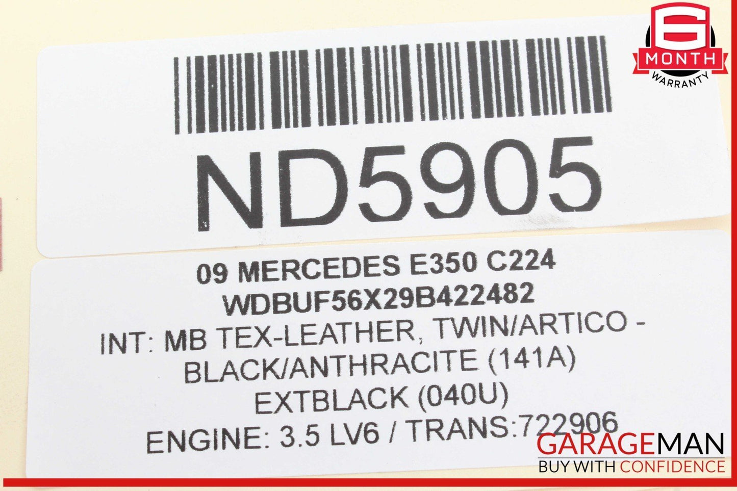 03-09 Mercedes W211 E350 E550 Rear Left Driver Side Door Lock Latch Actuator OEM