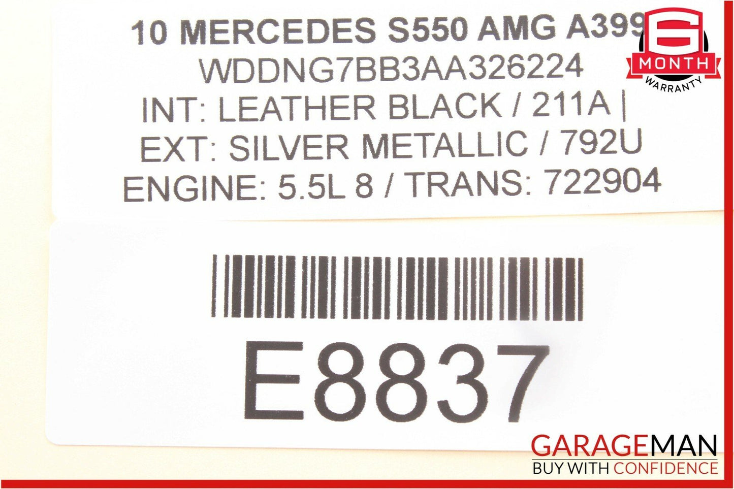 10-14 Mercedes W221 S550 CL600 Speedometer Odometer Instrument Cluster Gauge OEM