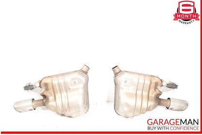 12-15 Audi A6 2.0L Exhaust Muffler Mufflers Set  OEM