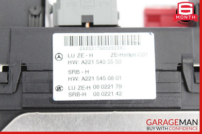 07-09 Mercedes W216 CL550 S550 Rear Trunk Relay Junction Fuse Box 2215403550 OEM