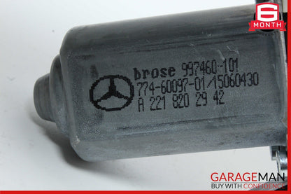 07-13 Mercedes W221 S550 Rear Left Driver Side Door Window Regulator Motor OEM