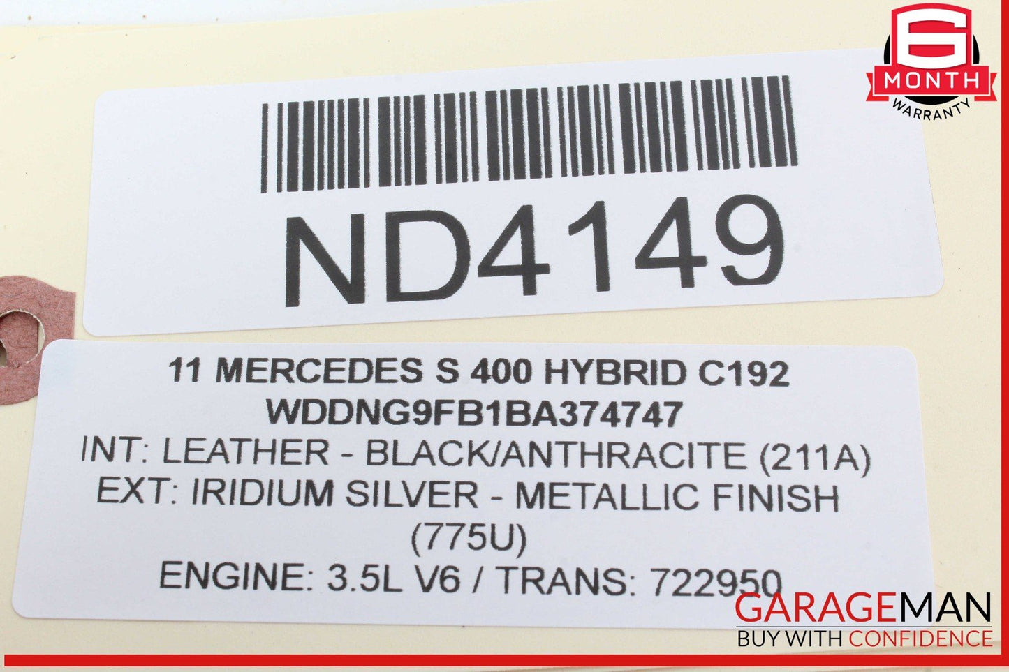 10-13 Mercedes S400 Hybrid Voltage Converter Control Module 0004400973 OEM