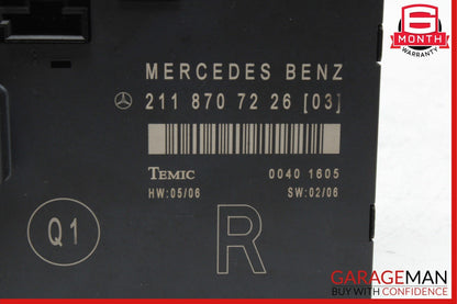 03-09 Mercedes W211 E320 E350 E550 Front Right Side Door Control Module Unit OEM