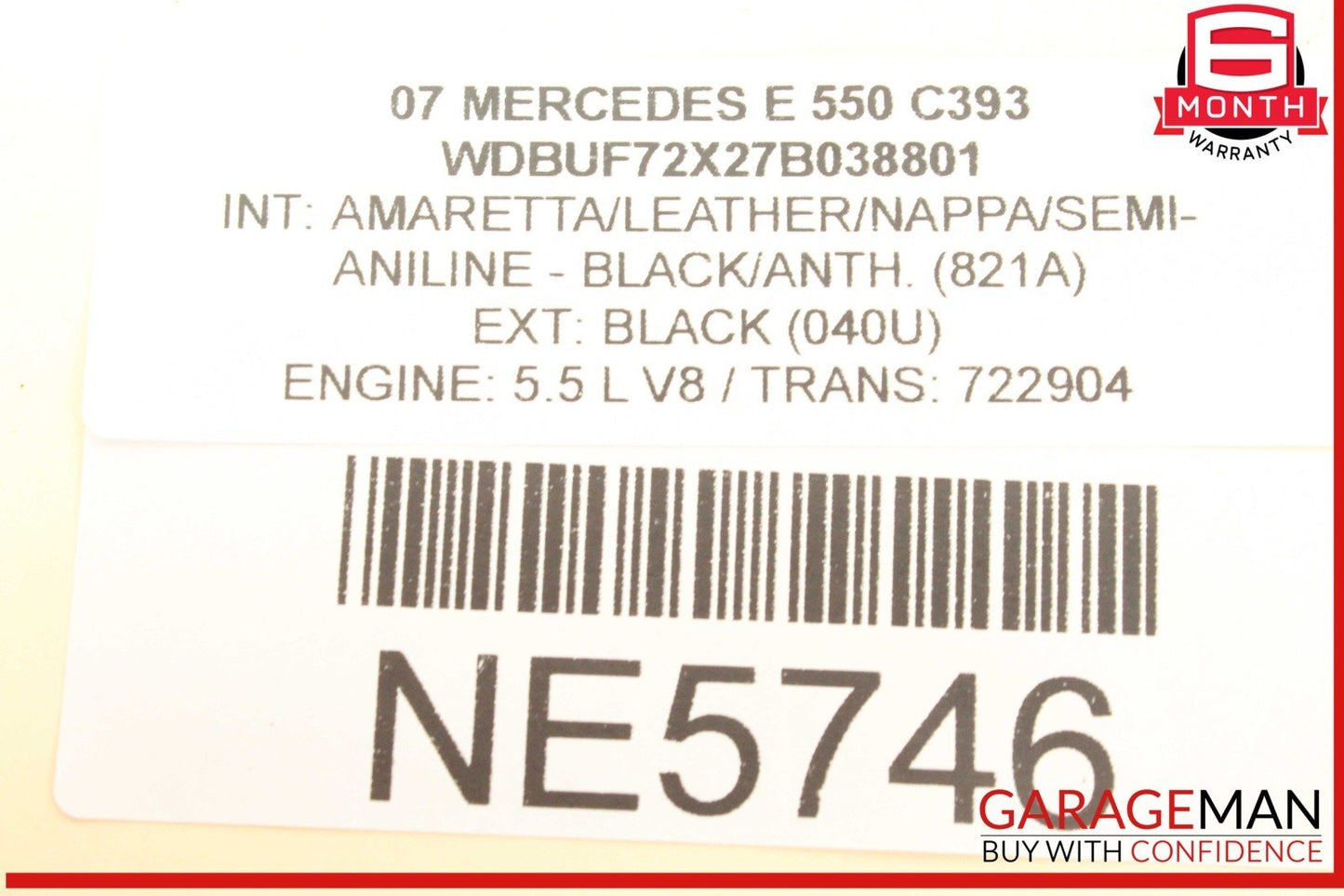 07-09 Mercedes W211 E550 E500 Front Right Side Door Audio Sound Speaker OEM