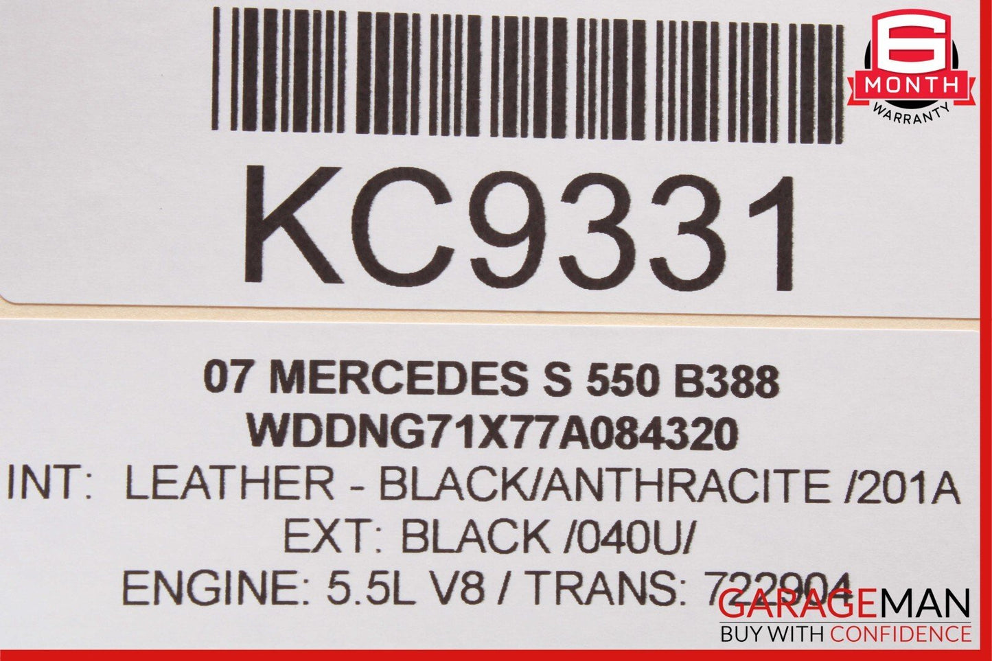 07-14 Mercedes W221 S550 CL600 Trunk Seat Lumbar Vacuum Pump 2218000248 OEM