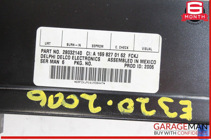 03-09 Mercedes W211 E320 CDI E350 Sirius Satellite Radio Receiver 1698270162 OEM