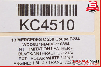 13-17 Mercedes W204 C250 E350 C350 Coupe Shark Fin Radio Antenna Black OEM